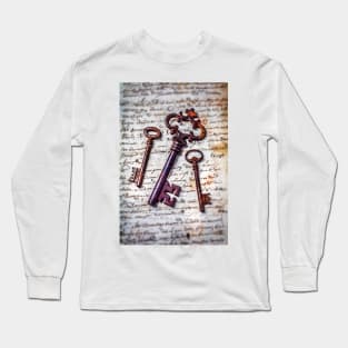 Three Skeleton Keys Long Sleeve T-Shirt
